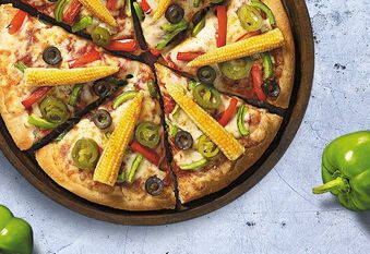 Menu pizza shop